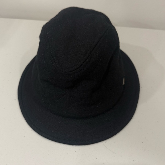 Goorin Brothers Fedora Hat Large Black Cap Wool Polyester Blend - Picture 2 of 7